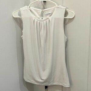 Calvin Klein Sleeveless Women’s Work Top - White